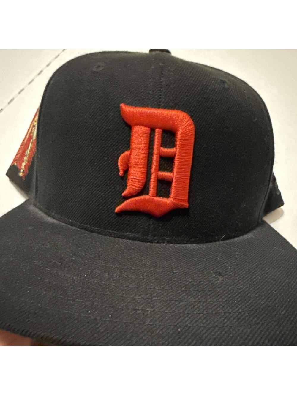 Rare DGK Detroit Tigers Blessed Black Snap Back Hat.